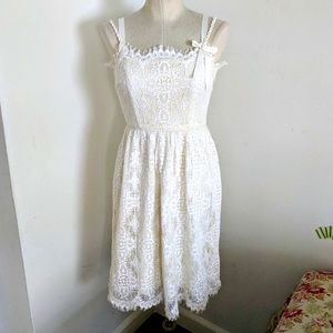 Anthropologie Yoana Baraschi Lace Strappy Dress